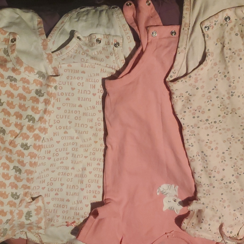 Girls 18 month onesies